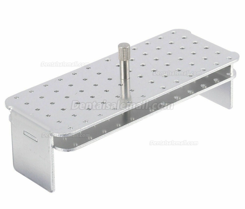 5Pcs 72 Holes Dental FG Bur Endo File Holder Stand Autoclave Disinfection Case Box